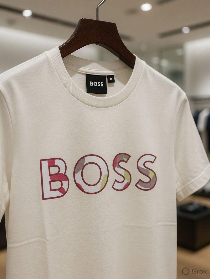 White womens summer tops Hugo Boss women's wear
