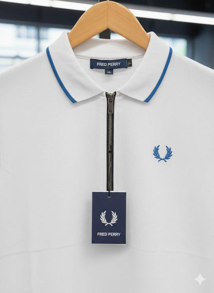 White womens summer tops Fred Perry women's wear
