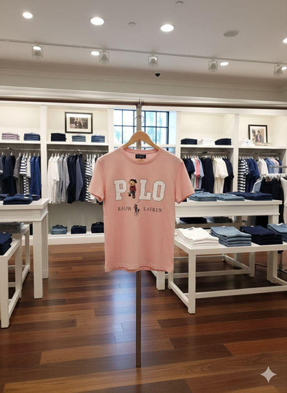 Ralph Lauren pink women's t shirt premium womens summer top
