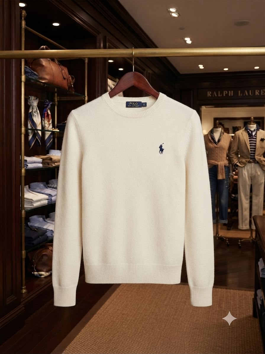 Ralph Lauren cream women's pullover premium women's wear
