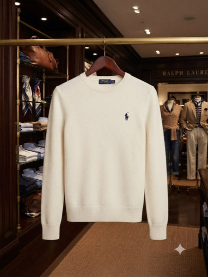 Ralph Lauren cream women's pullover premium women's wear
