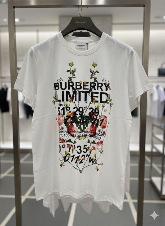 White womens summer tops Burberry women's wear
