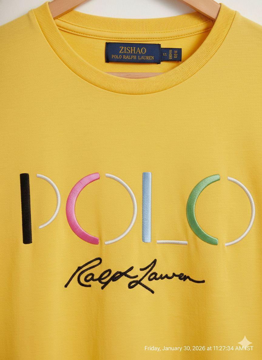 Yellow womens summer tops Ralph Lauren women's wear