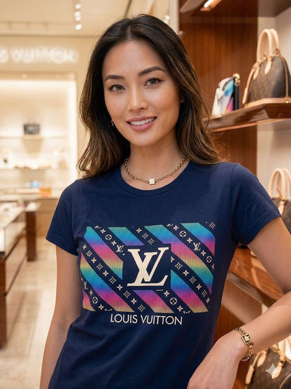 Louis Vuitton Women's T Shirt | Premium Womens Summer Tops FASHION MYST