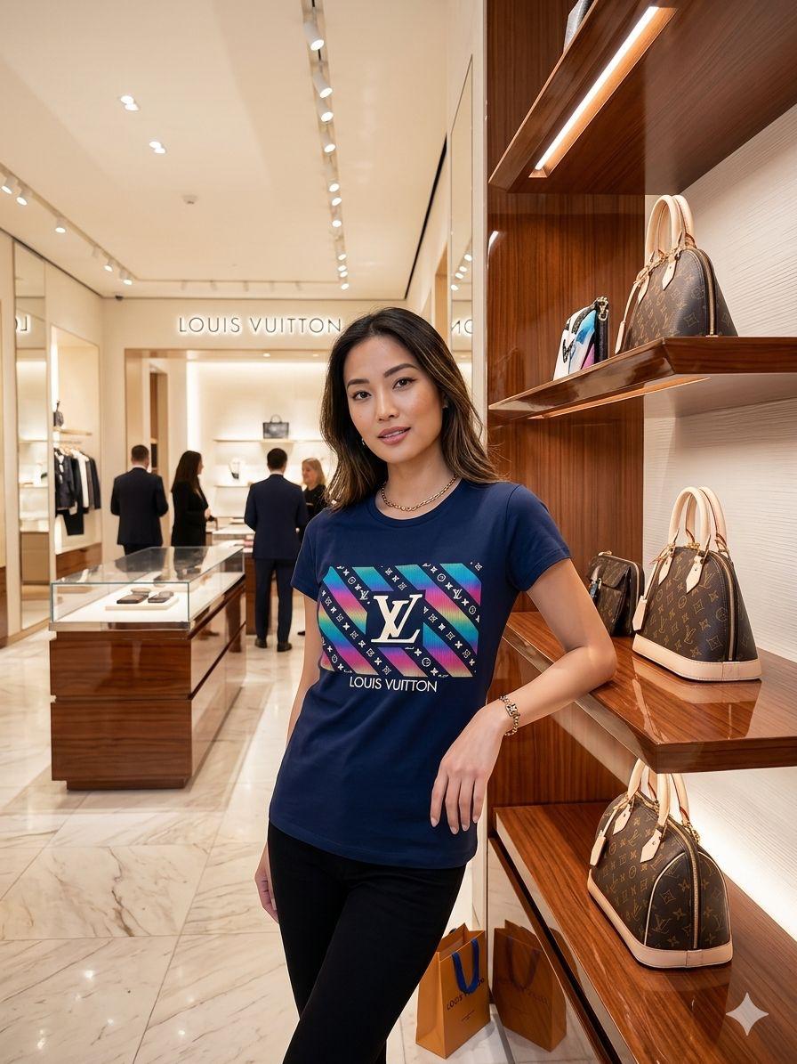 Louis Vuitton Women's T Shirt | Premium Womens Summer Tops FASHION MYST
