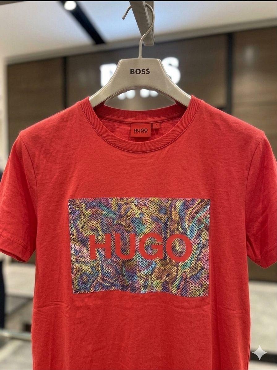 Red womens summer tops Hugo Boss women's wear