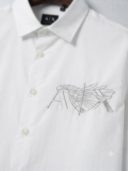 ARMANI 2026 white shirt celebrity fashion trend
