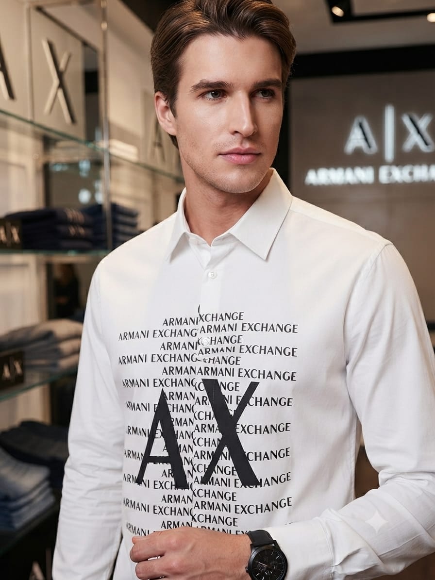 ARMANI 2026 white shirt celebrity fashion trend