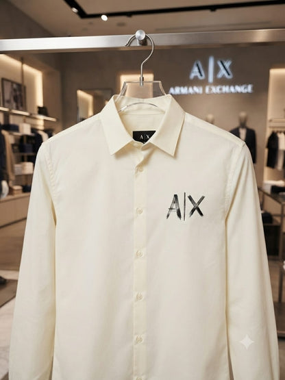 ARMANI 2026 cream shirt celebrity fashion trend