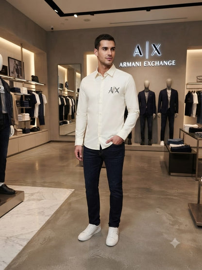 ARMANI 2026 cream fashion shirt original accessories