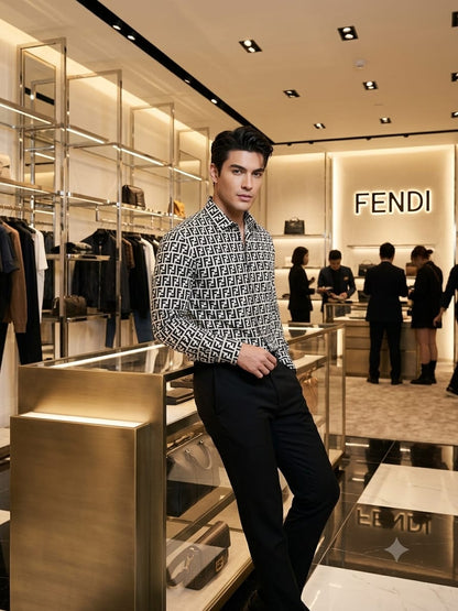 FENDI 2026 premium beige shirt fashion wear