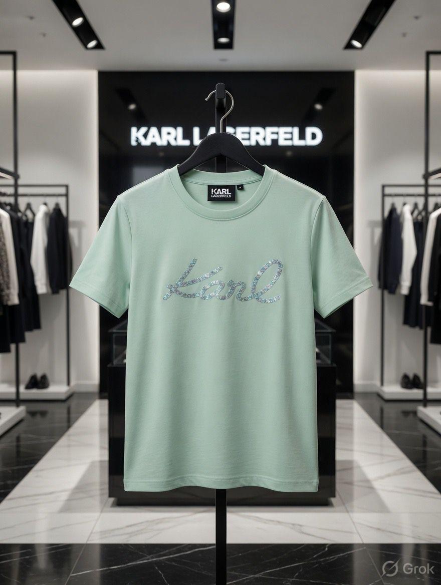 Karl Lagerfeld Women's Oversized T Shirt | Baggy Summer Tops FASHION MYST