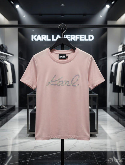 Karl Lagerfeld Women's Oversized T Shirt | Baggy Summer Tops FASHION MYST