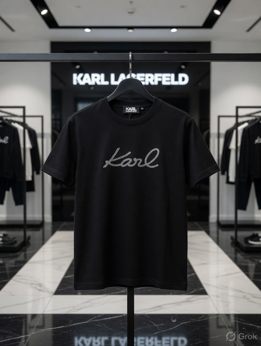 Karl Lagerfeld Women's Oversized T Shirt | Baggy Summer Tops FASHION MYST