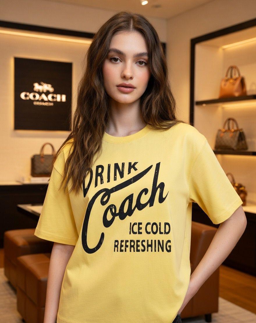 Premium yellow women's t shirt imported Turkey fabric