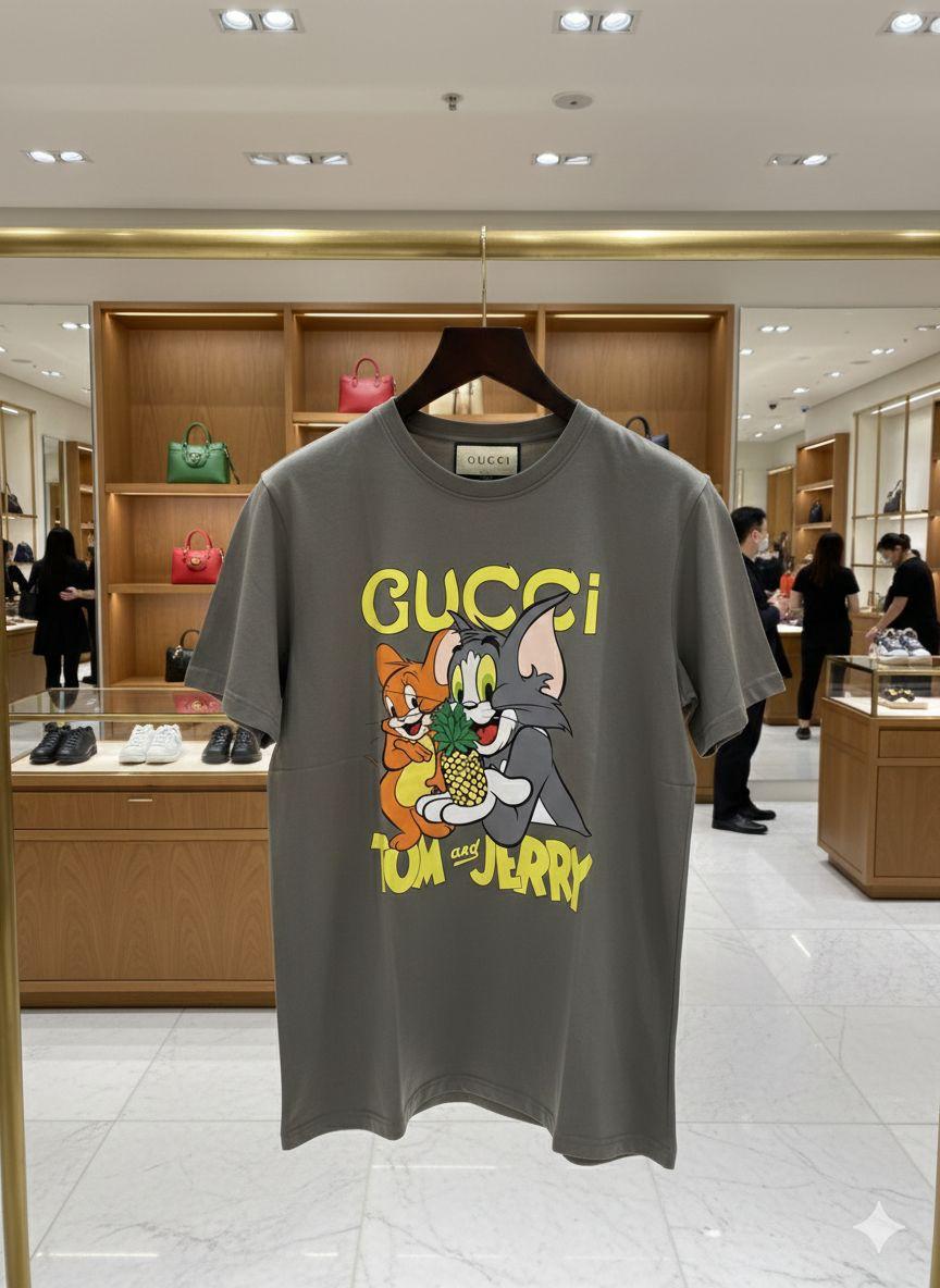 Gucci grey women's t shirt premium womens summer tops