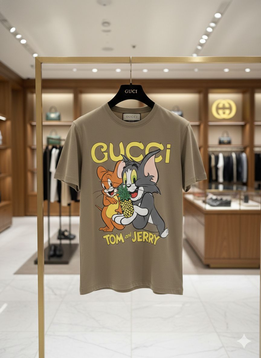 Gucci beige women's t shirt premium womens summer tops