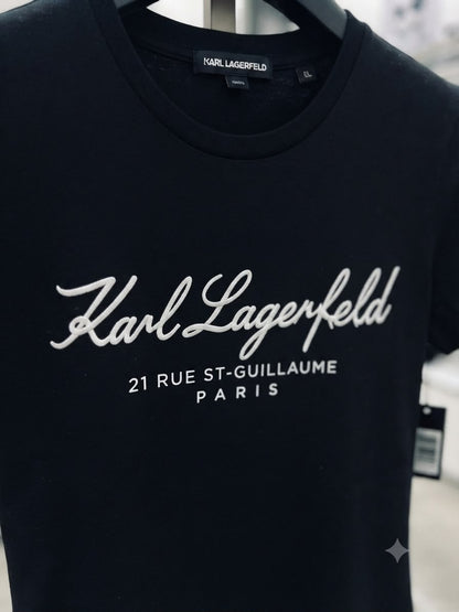 Navy women's wear Karl Lagerfeld relaxed fit t shirt