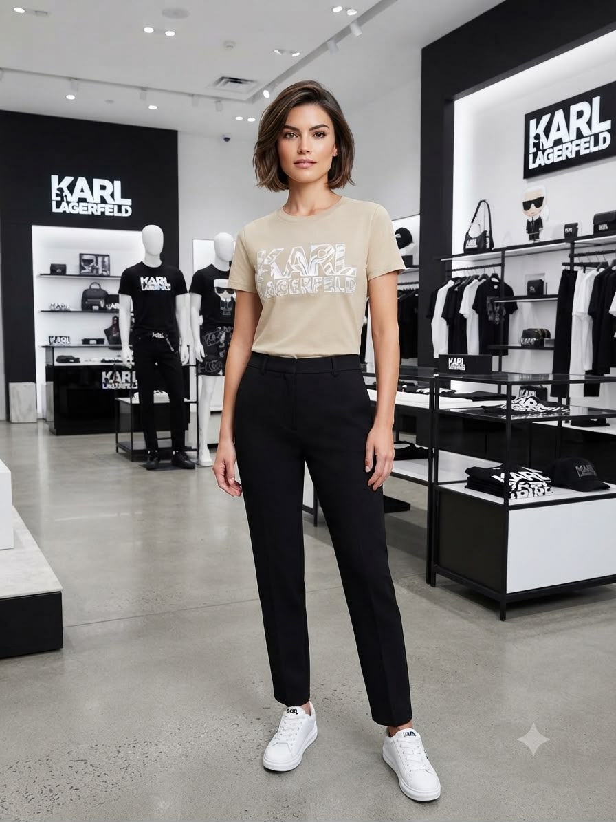 Premium cream women's t shirt with embellished detailing