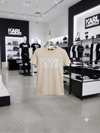 Karl Lagerfeld cream women's t shirt premium womens summer tops