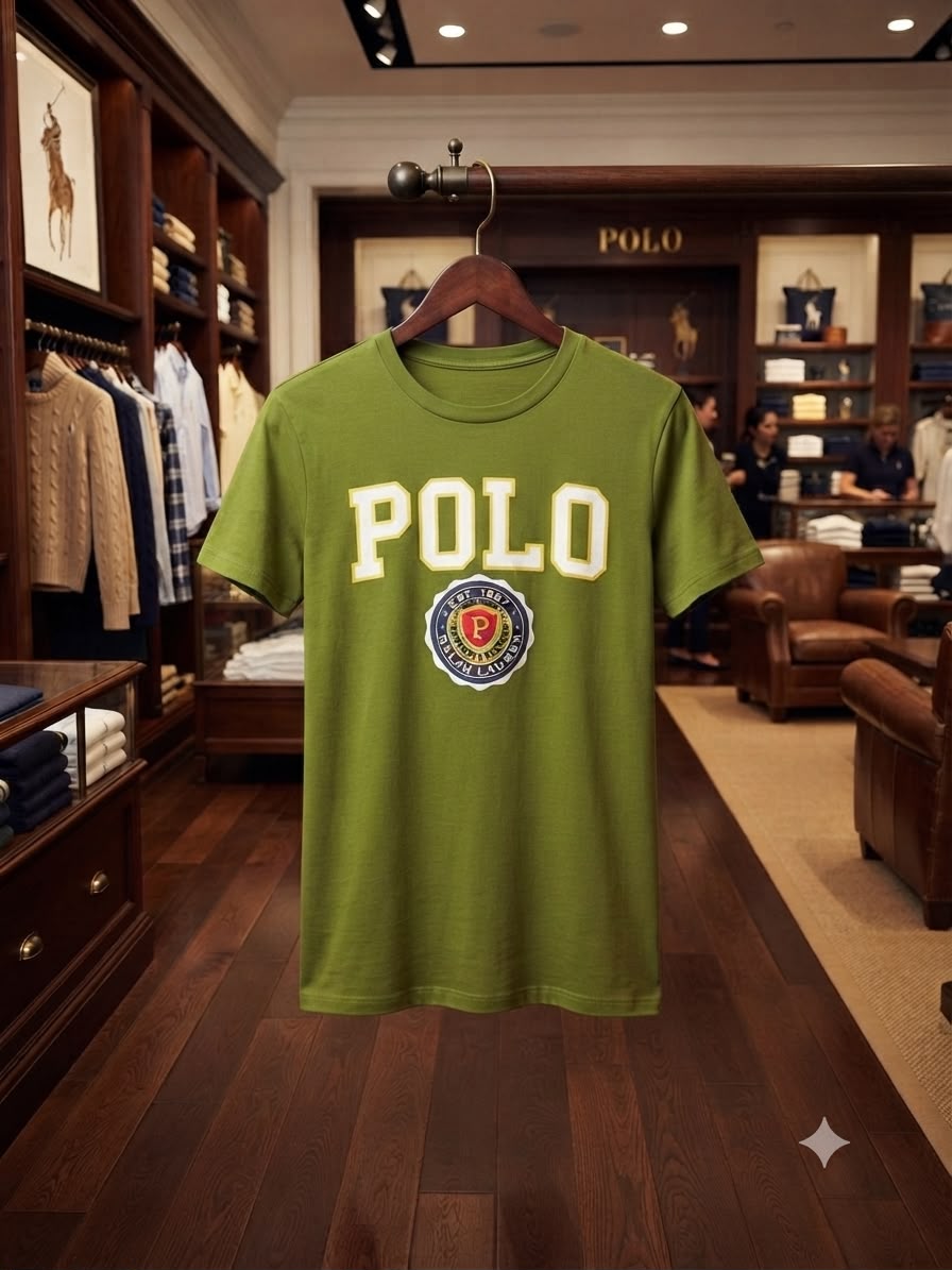 Ralph Lauren olive green women's t shirt premium womens summer tops