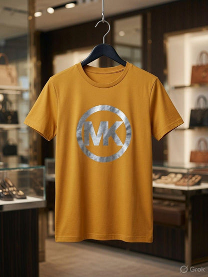 Michael Kors yellow women's t shirt premium womens summer top