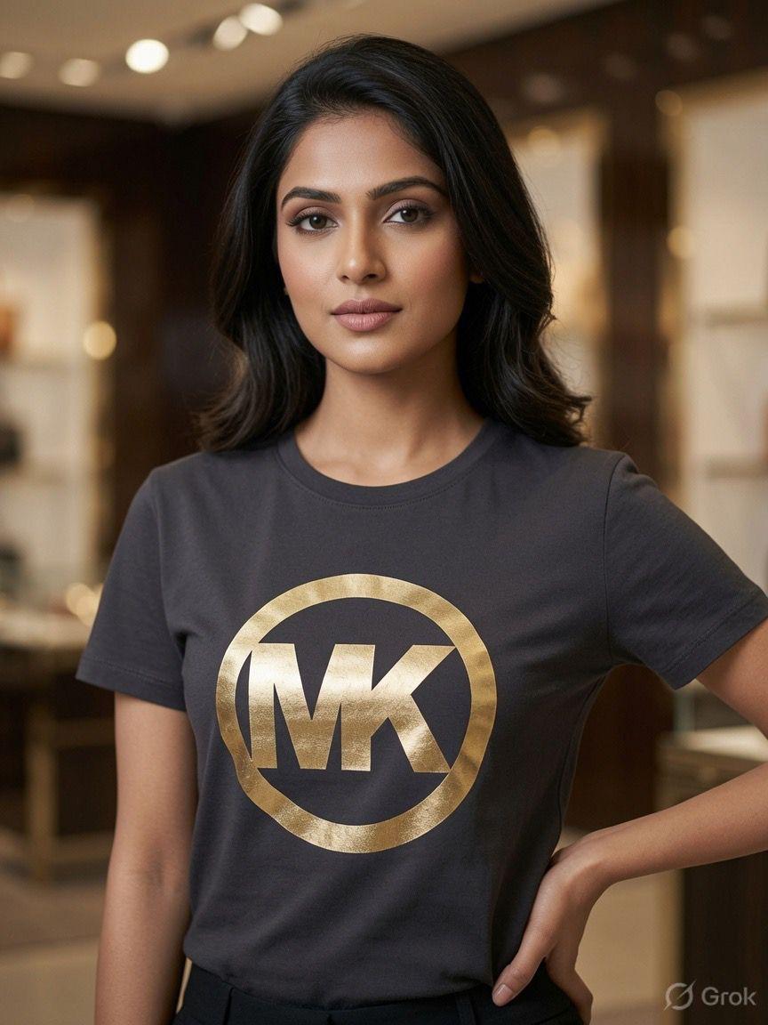 Michael Kors grey western women's wear clothing tee
