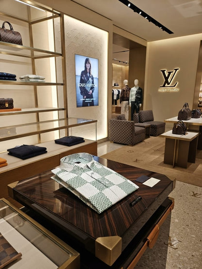 LOUIS VUITTON 2026 light green cotton shirt fashion wear