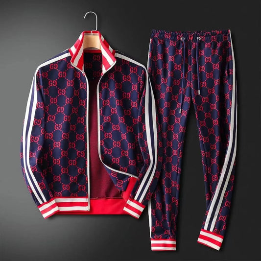 GUCCI || Gucci GG Jacquard Logo Cotton Tracksuit