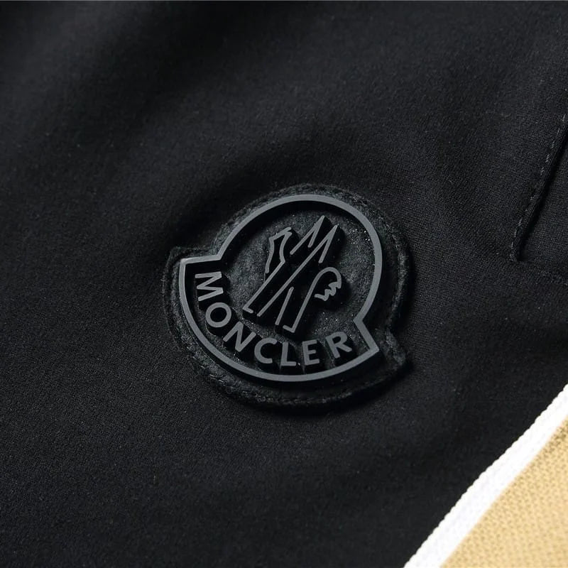 MONCLER || Luxury Brand Logo Embroidery Track-Set