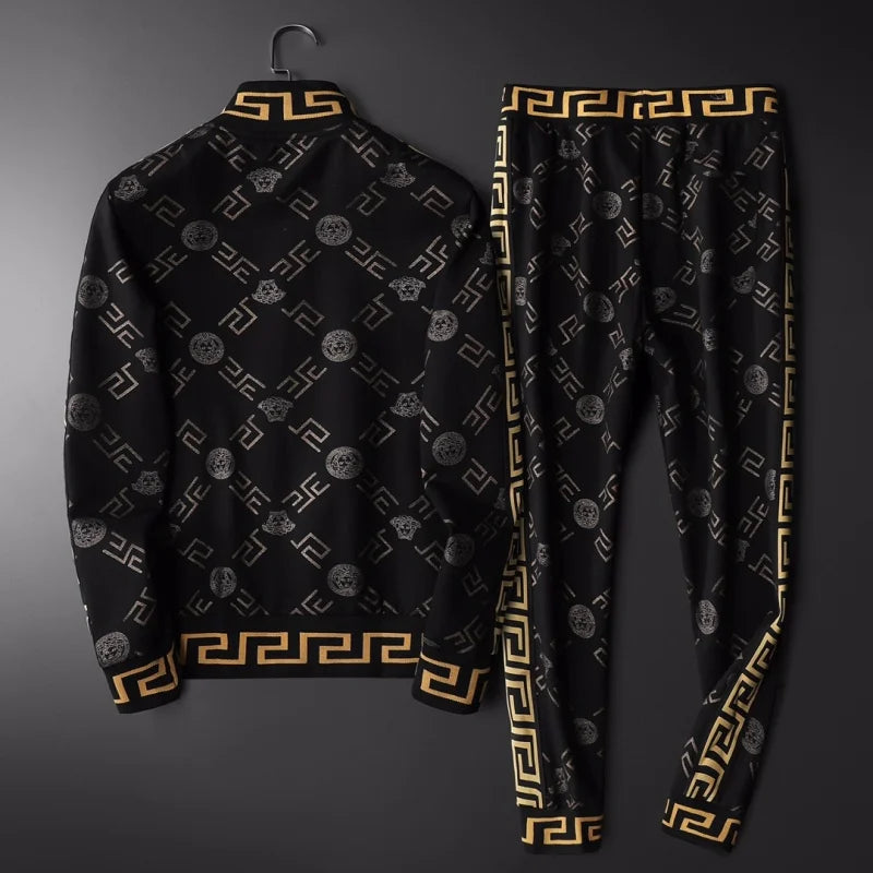 Versace Initial VERSACE || Men High-Quality All-Over Logo Initial Track-Set – FASHION MYST