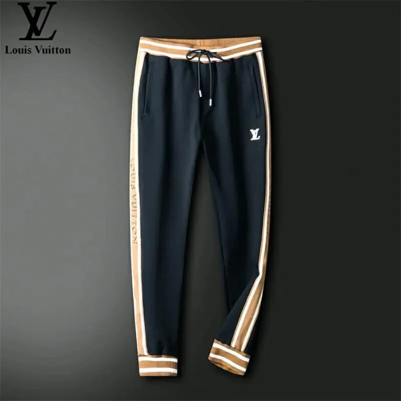 LOUIS VUITTON || Men's LV Monogram Logo Zipper Long Sleeve Tracksuit