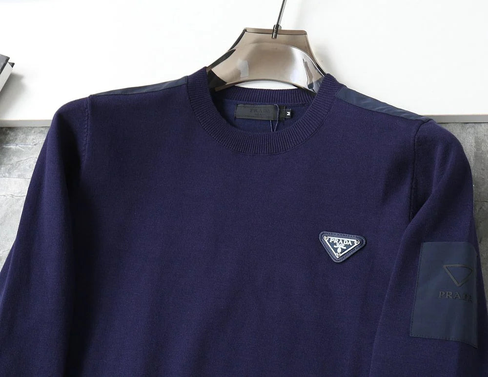 PRADA || Cotton Crew-Neck Sweatshirt