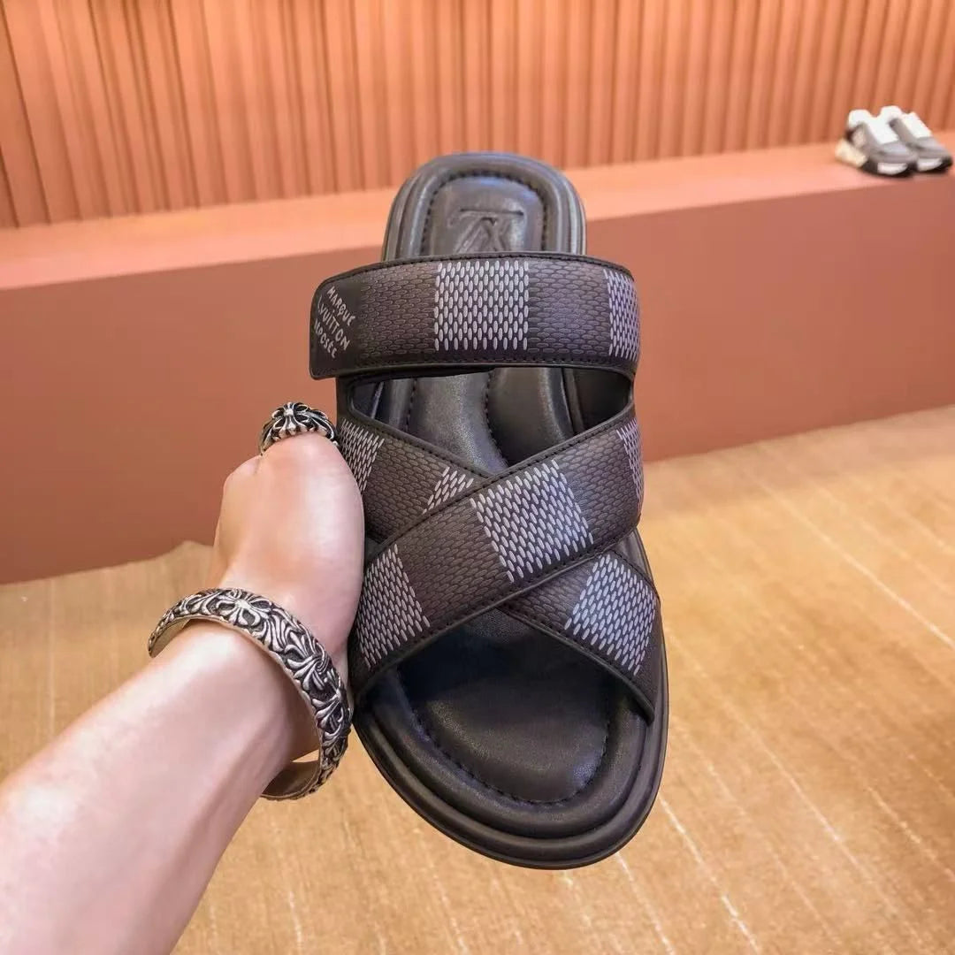 Mule Sandals Lv Slides For Men LOUIS VUITTON || LV Venice Mule