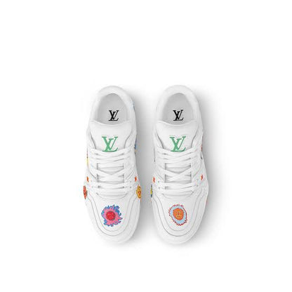 LOUIS VUITTON || Yayoi Kusama x Louis Vuitton Trainer 'Faces - White'
