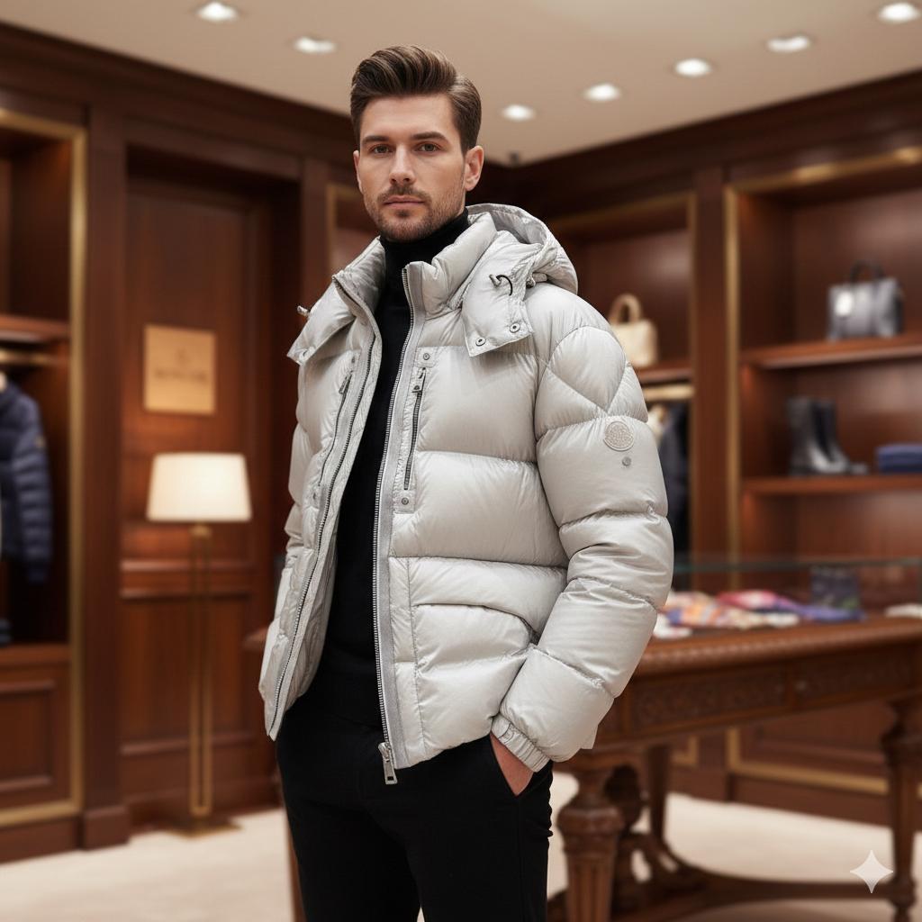 MONCLER || Monce ALYX Men & Women Down Grey Jacket