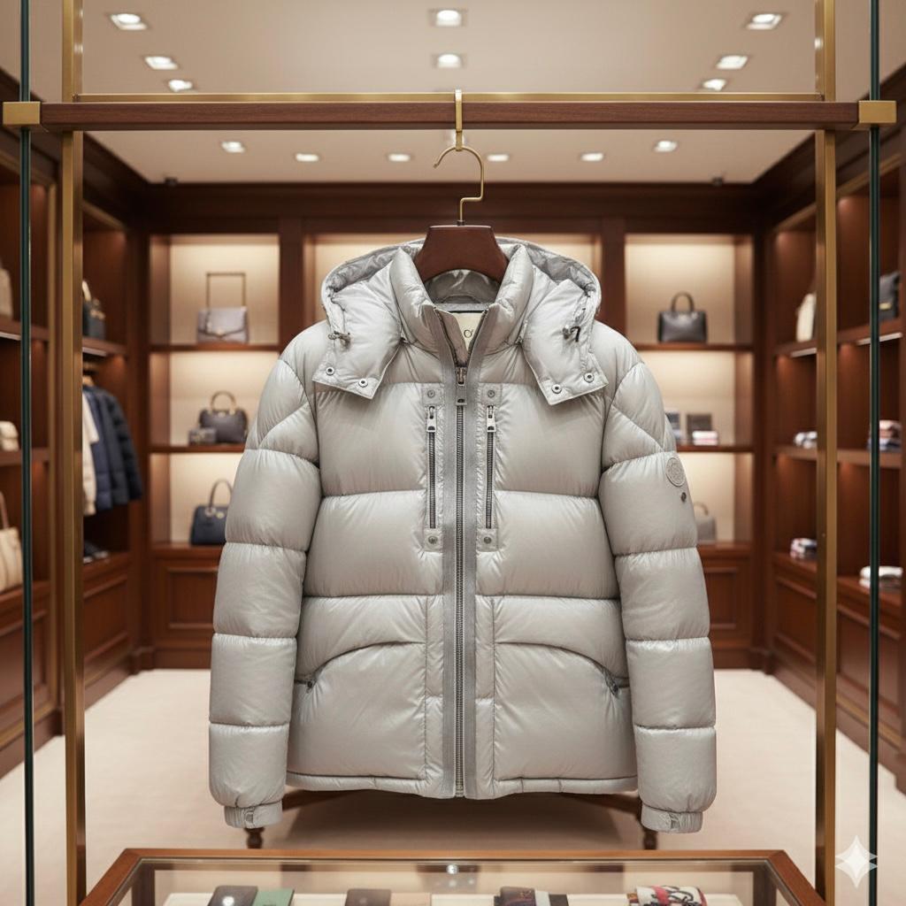 MONCLER || Monce ALYX Men & Women Down Grey Jacket