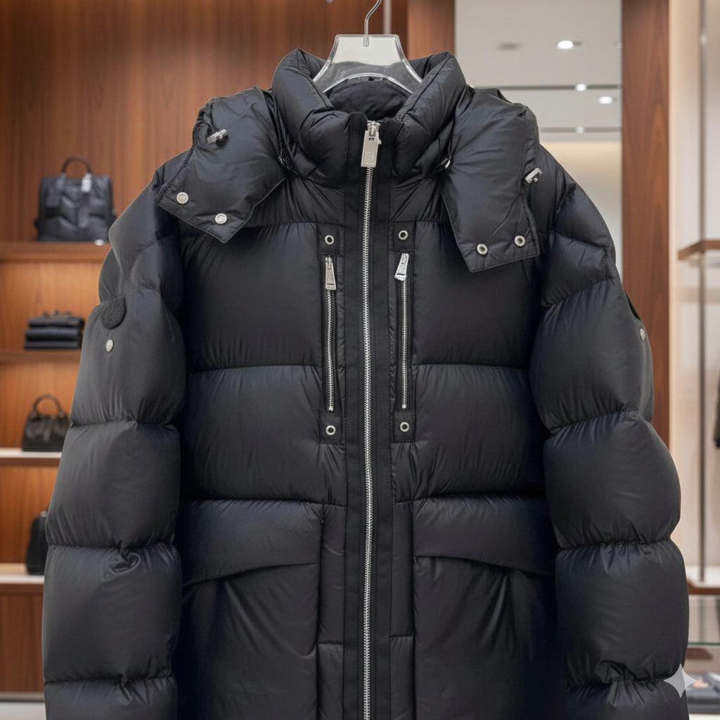 MONCLER || Monce ALYX Men & Women Down Black Jacket
