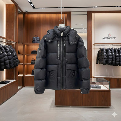 MONCLER || Monce ALYX Men & Women Down Black Jacket