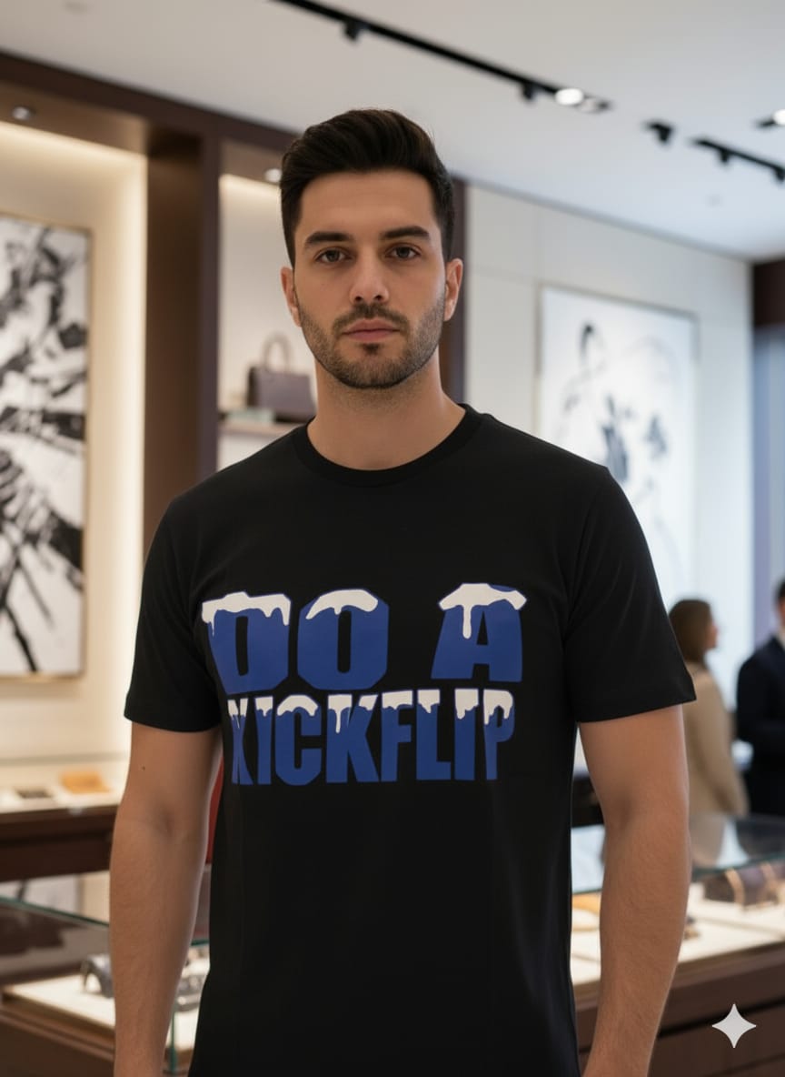 Louis Vuitton Do A Kickflip T-Shirt - Black Graphic Tee | LV