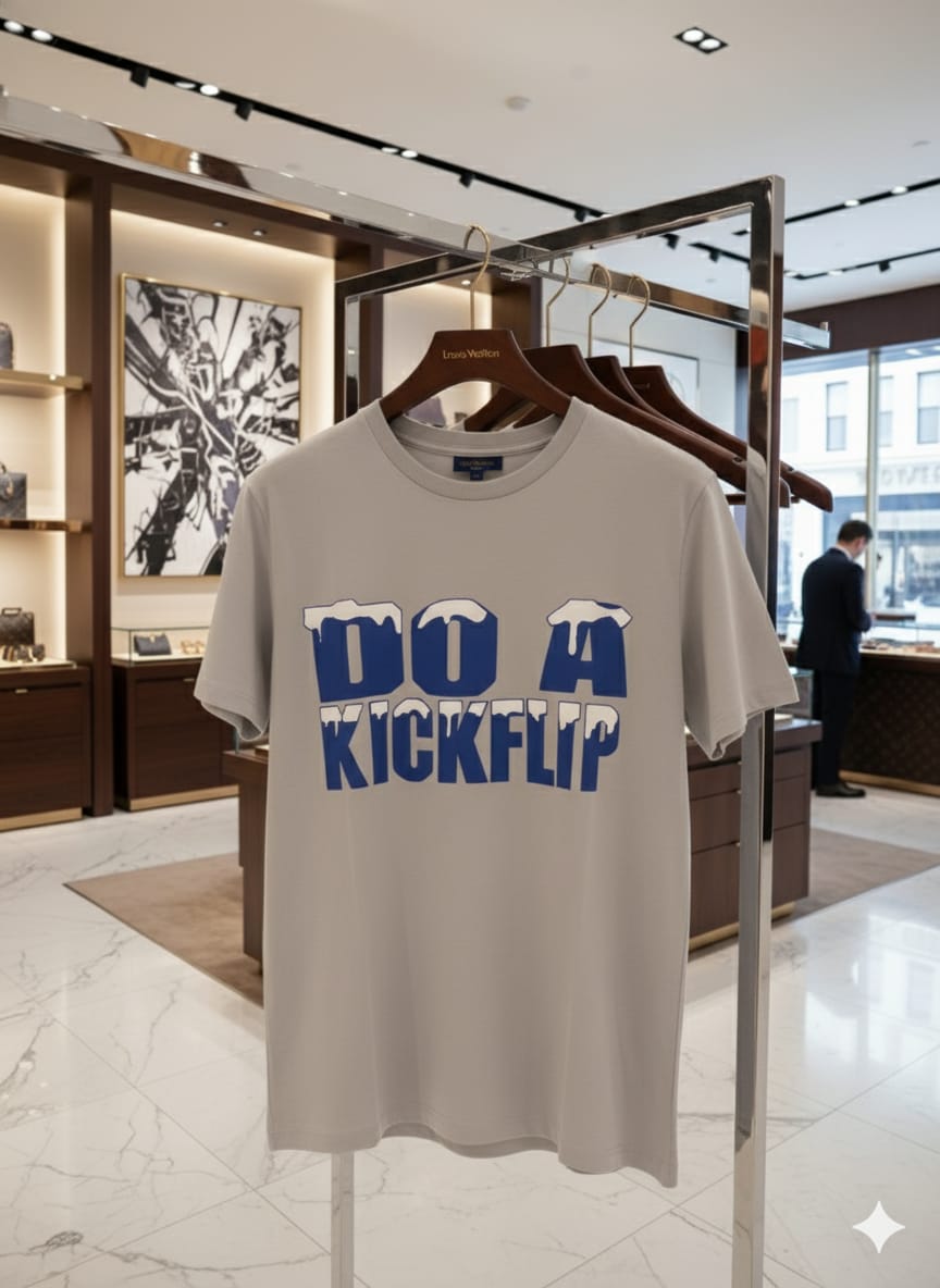 Louis Vuitton Do A Kickflip T-Shirt - Black Graphic Tee | LV