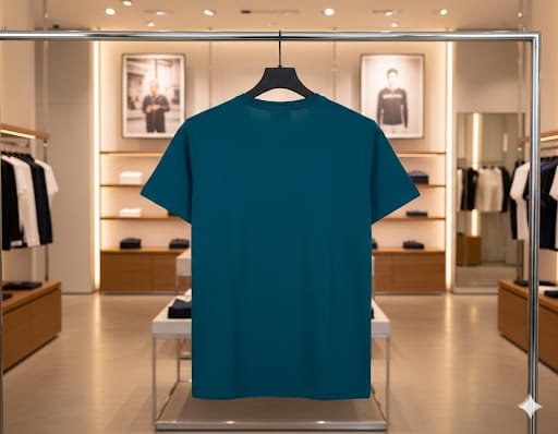 GIO*GIO ARM*NI || Men’s Eagle Logo Color-Block T-Shirt – Premium Slim Fit Crew Neck