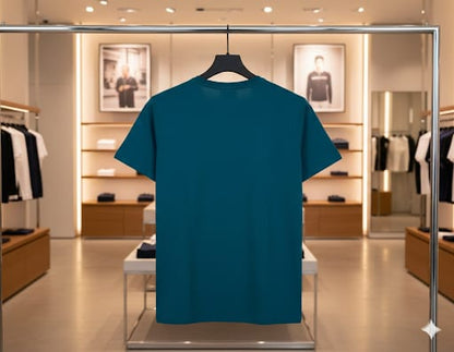 GIO*GIO ARM*NI || Men’s Eagle Logo Color-Block T-Shirt – Premium Slim Fit Crew Neck