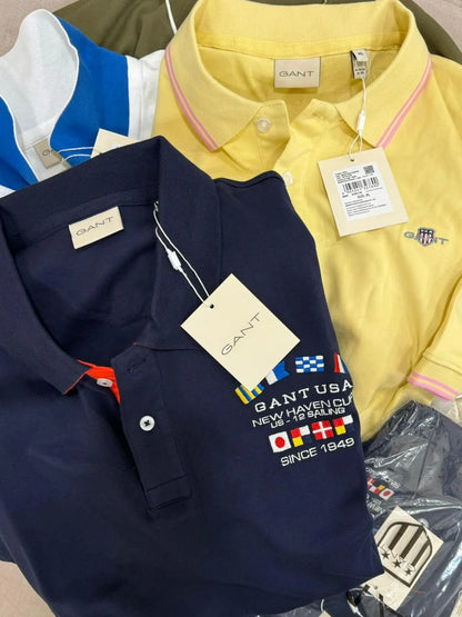 GANT || Men’s Premium Cotton Pique Polo Shirts – New Haven Sailing Heritage Collection