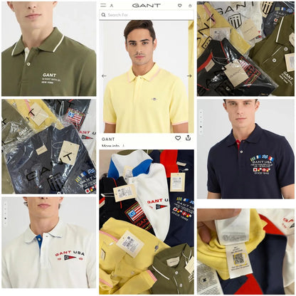 GANT || Men’s Premium Cotton Pique Polo Shirts – New Haven Sailing Heritage Collection