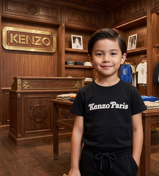 Boys Kenzo black matching top and bottom outfit
