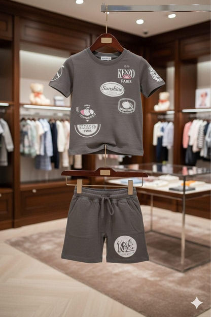 Kenzo Kids grey premium co-ord set for boys
