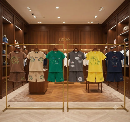 Boys Kenzo matching top and bottom co-ord outfits in multiple colors
