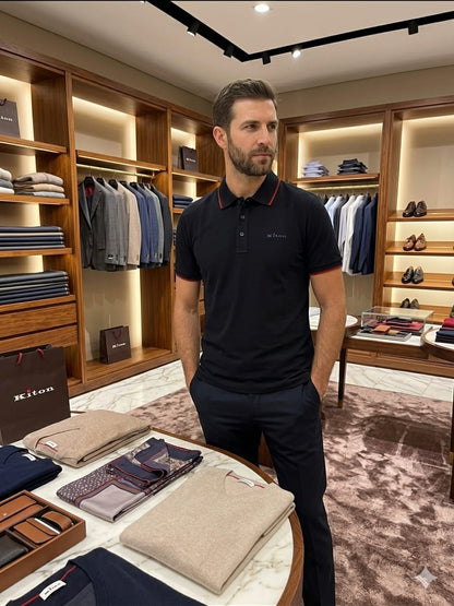 KITON Inspired |  Men's Premium Korean Cotton Regular Fit Polo T-Shirt FASHION MYST