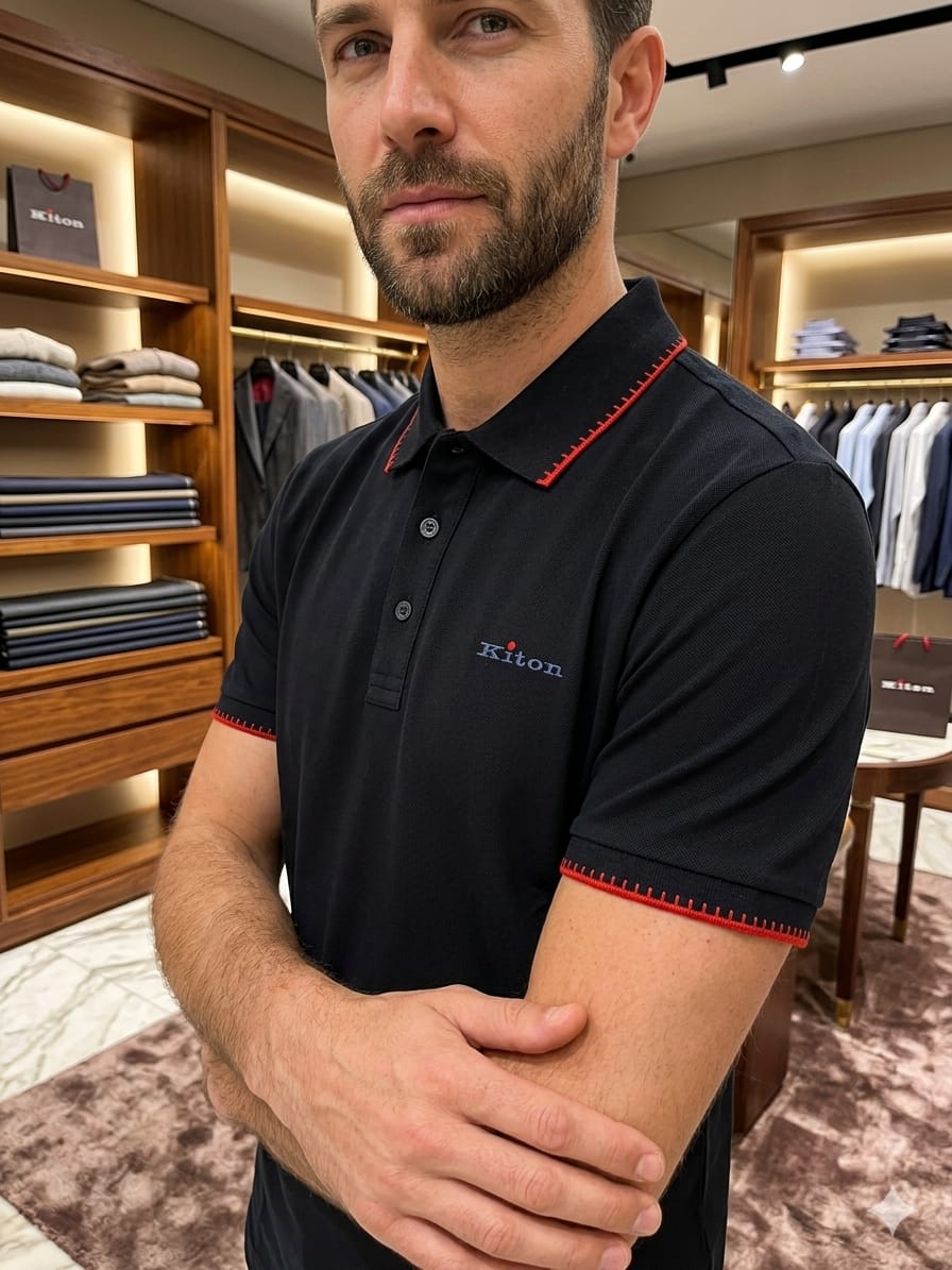 KITON Inspired |  Men's Premium Korean Cotton Regular Fit Polo T-Shirt FASHION MYST